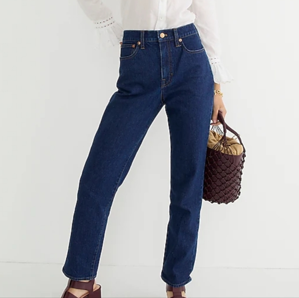 J.Crew High Rise 90's Classic Straight Jean